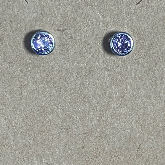Sterling Silver Gemstone Earrings - Picture 4 of 5